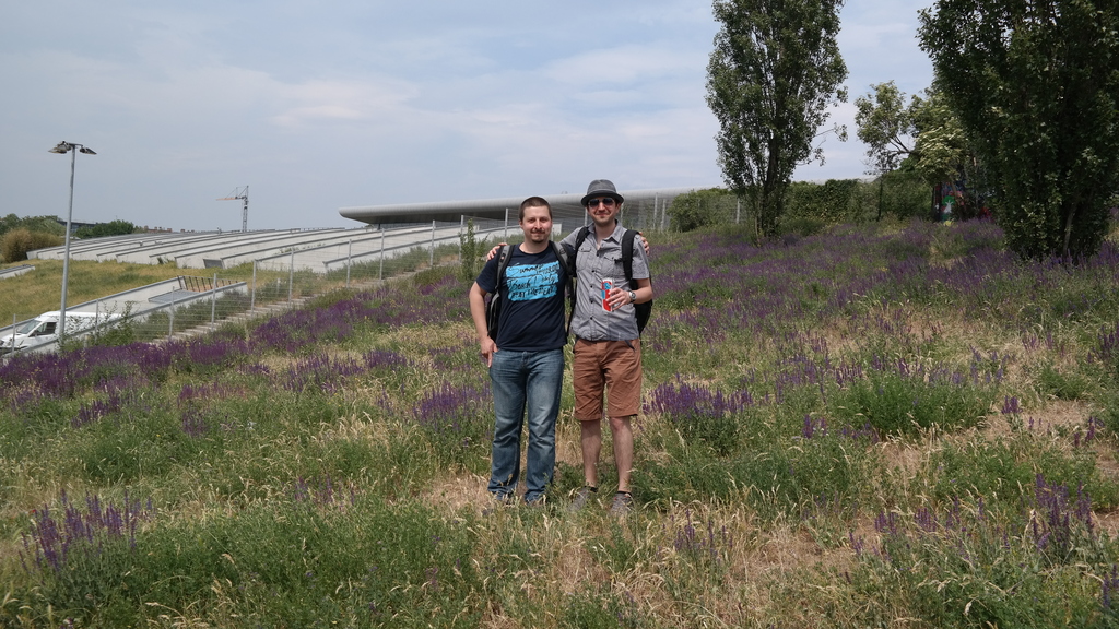 Z Janem latem 2015 roku, tuż przed jego zjazdem do Pragi i narodzinami mojej córeczki